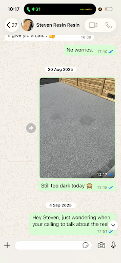 Steven fisher resinbound ni — Customer photo