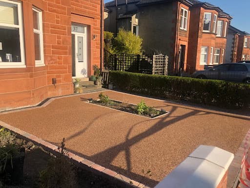 The Glasgow Paving Company Resin Driveways, Block Paving & Landscaping — Customer photo